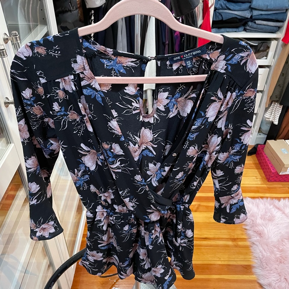 Used long 3/4 sleeve romper